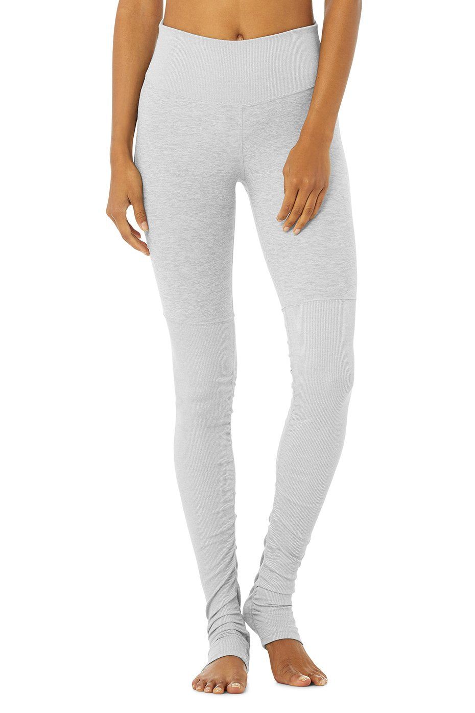 High-Waist Alosoft Goddess Legging - Zinc Heather sold by Alo Yoga