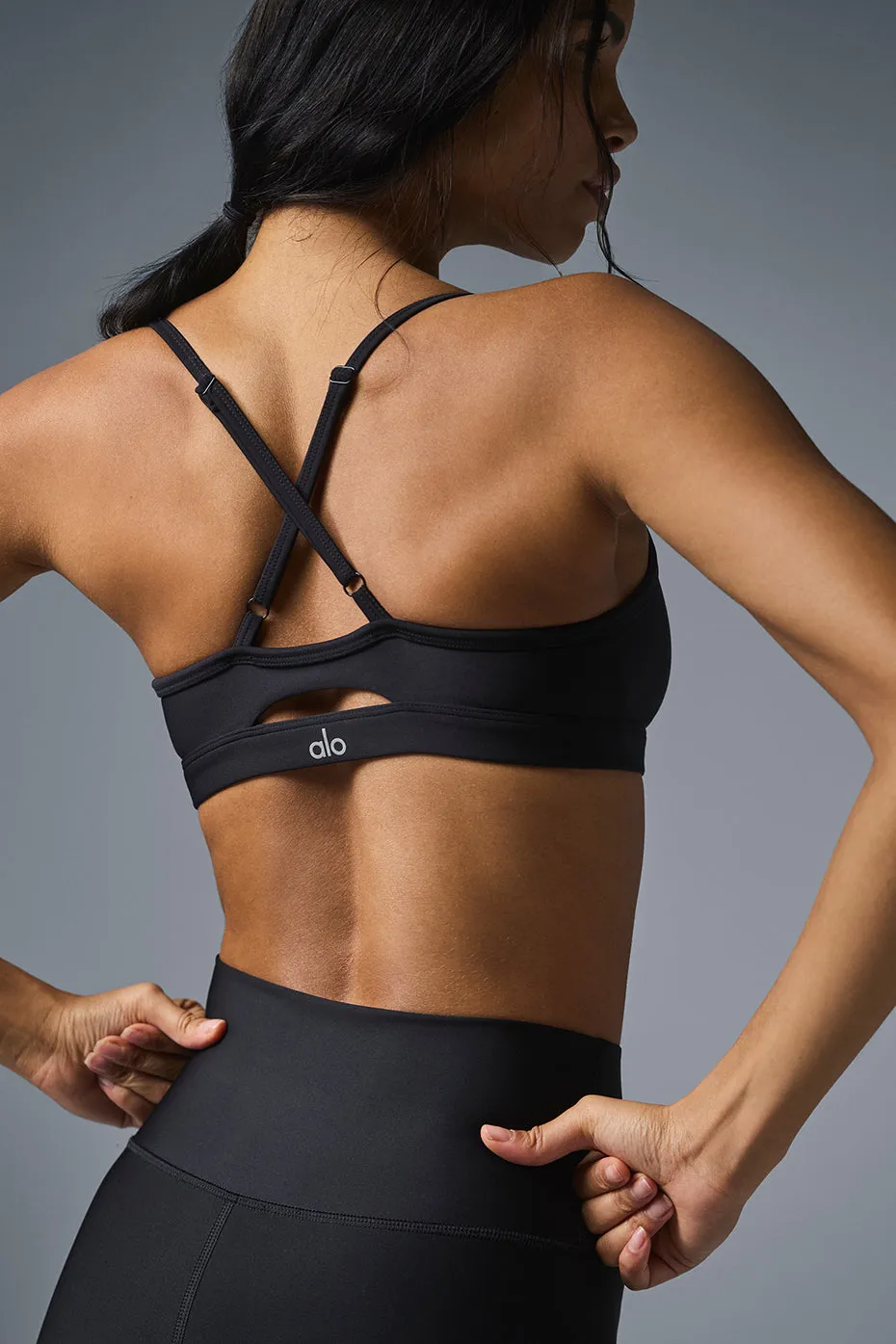 Airlift Intrigue Bra - Black sold by Alo Yoga product image thumbnail 3
