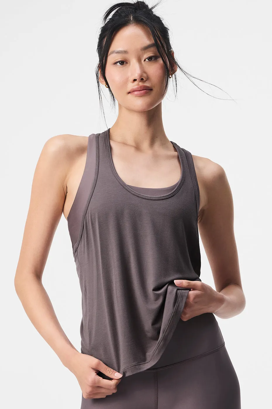 All Day Tank - Raisinette sold by Alo Yoga