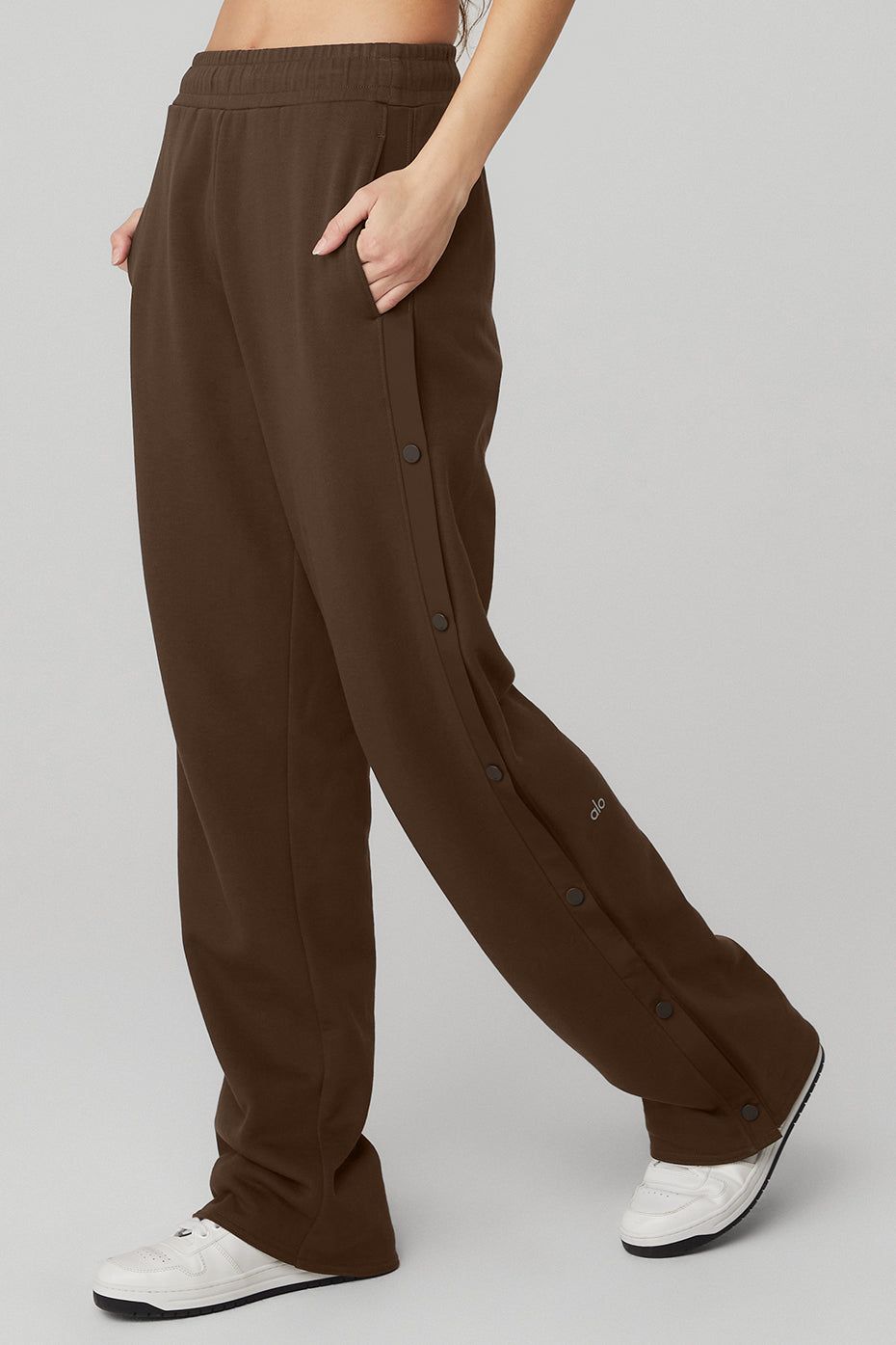 Courtside Tearaway Snap Pant - Espresso sold by Alo Yoga product image thumbnail 3