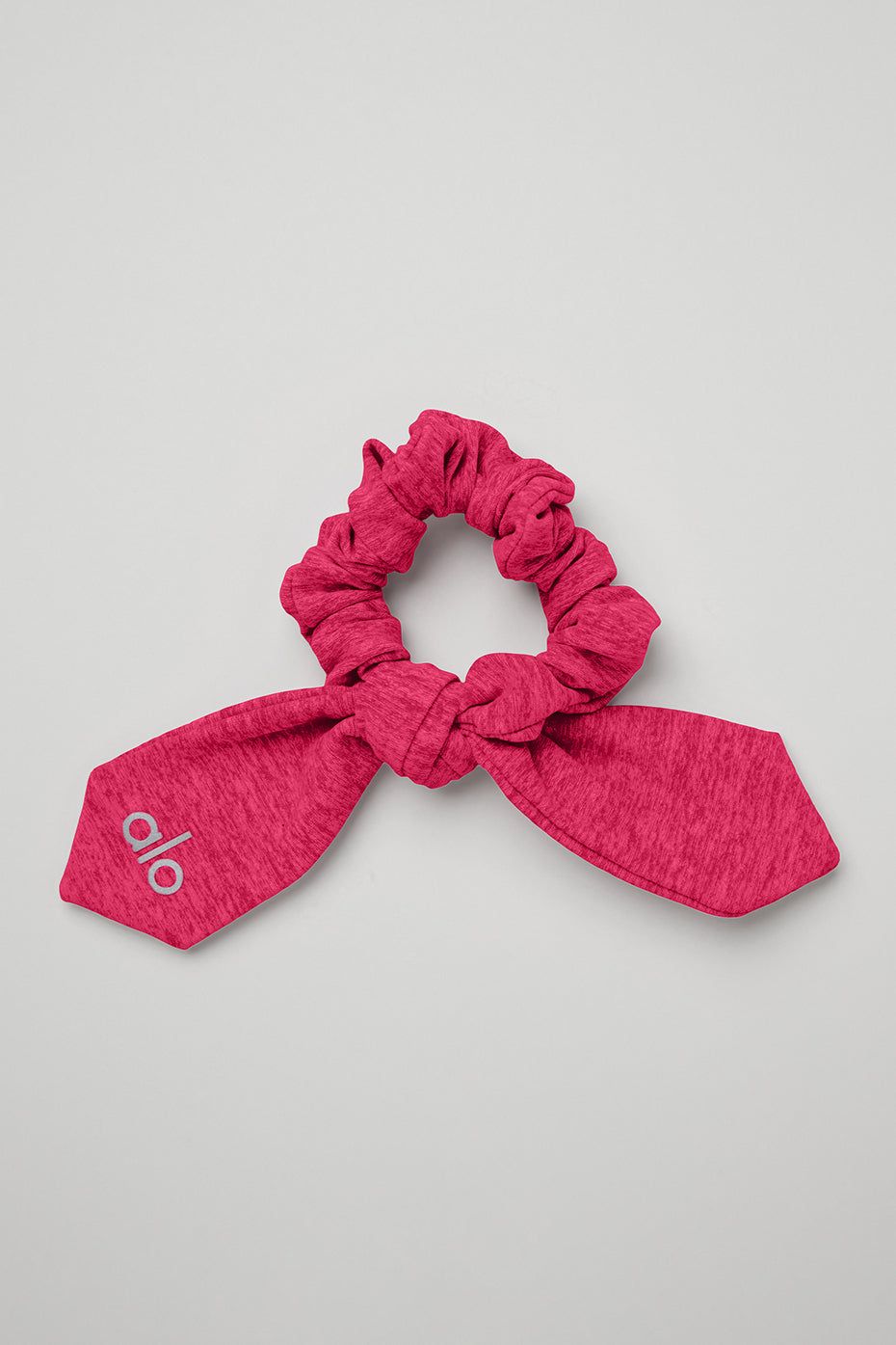 Alosoft Rhythm Scrunchie - Magenta Crush Heather sold by Alo Yoga