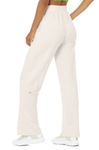 High-Waist Dreamy Wide Leg Pant - Ivory sold by Alo Yoga