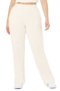 High-Waist Dreamy Wide Leg Pant - Ivory sold by Alo Yoga