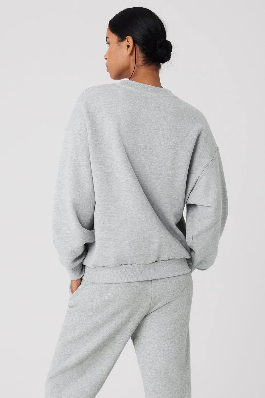 Accolade Crew Neck Pullover - Athletic Heather Grey sold by Alo Yoga product image thumbnail 3