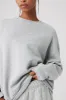 Accolade Crew Neck Pullover - Athletic Heather Grey sold by Alo Yoga