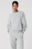 Accolade Crew Neck Pullover - Athletic Heather Grey sold by Alo Yoga