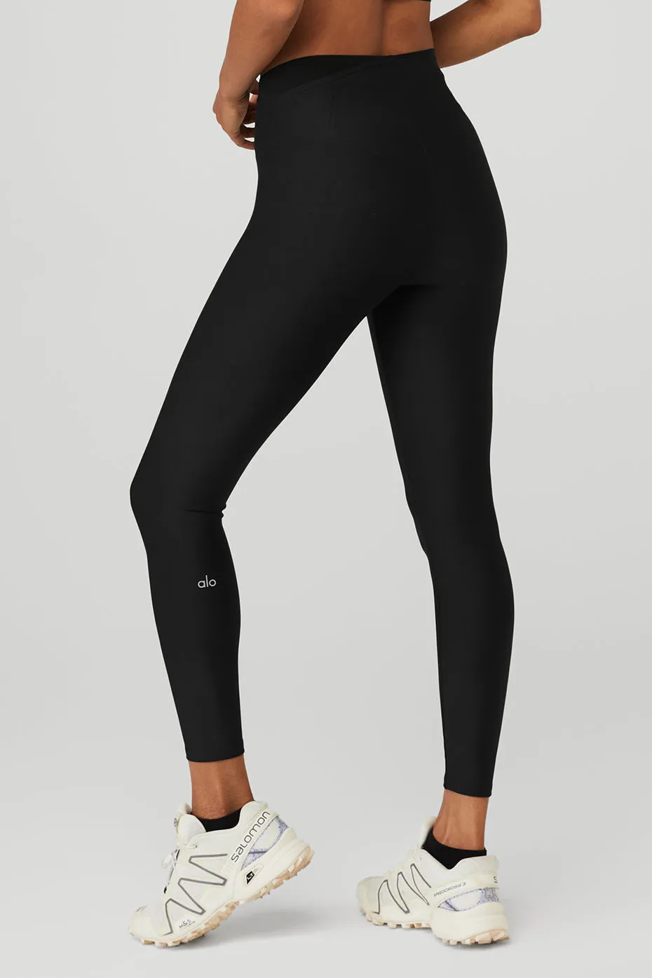 Airlift High-Waist 7/8 Corset Legging - Black sold by Alo Yoga product image thumbnail 3