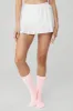Unisex Throwback Sock - Powder Pink/White sold by Alo Yoga