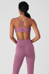 Airlift Intrigue Bra - Soft Mulberry sold by Alo Yoga