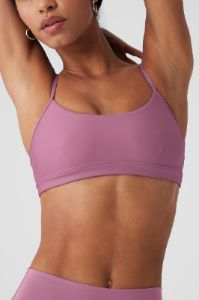 Airlift Intrigue Bra - Soft Mulberry sold by Alo Yoga