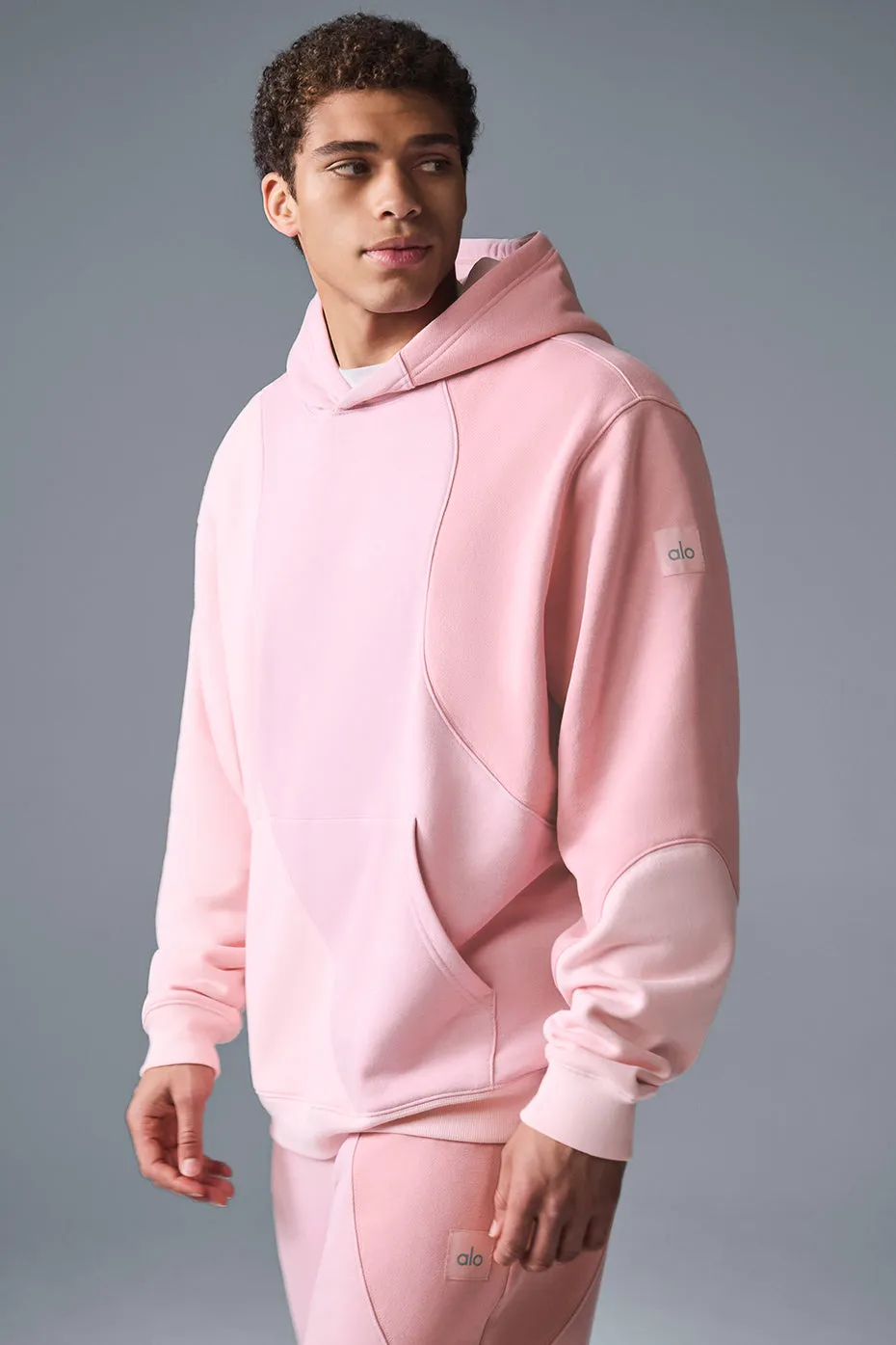 Make Waves Hoodie - Sunset Pink Tonal sold by Alo Yoga product image thumbnail 2