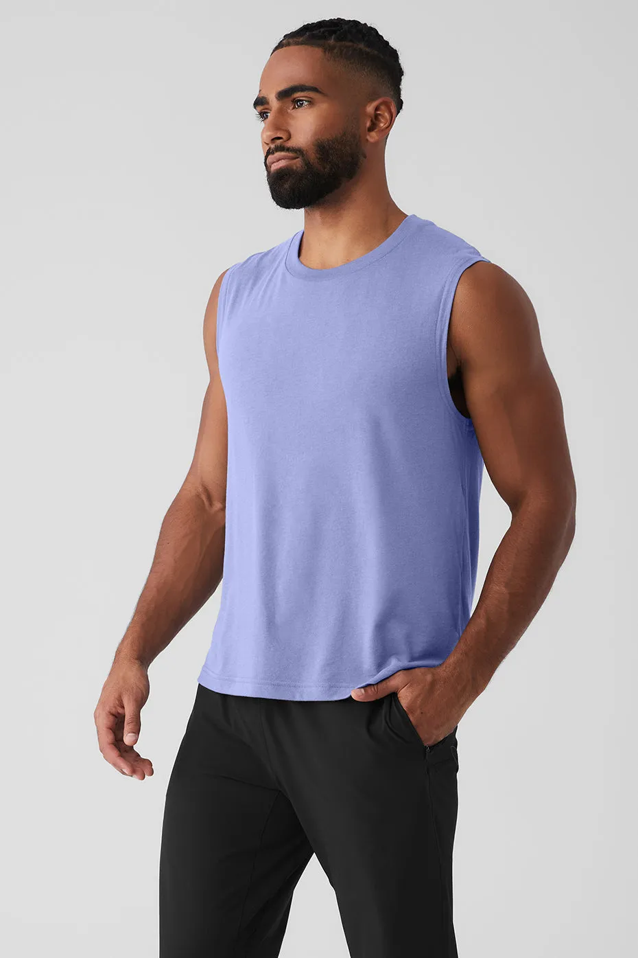 The Triumph Muscle Tank - Infinity Blue sold by Alo Yoga product image thumbnail 3