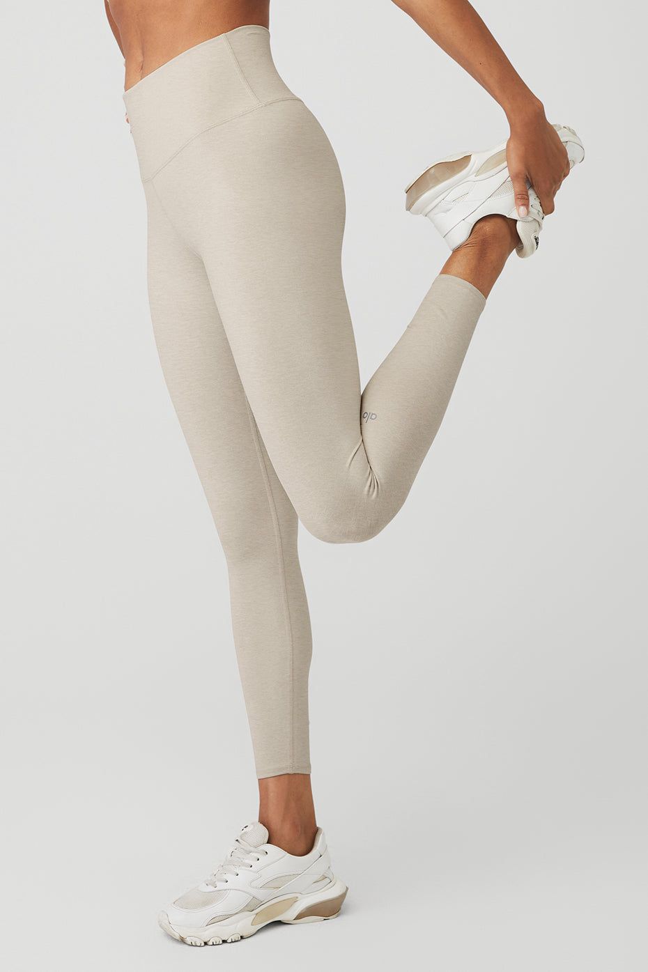 7/8 High-Waist Airbrush Legging - Oatmeal Heather sold by Alo Yoga product image thumbnail 4
