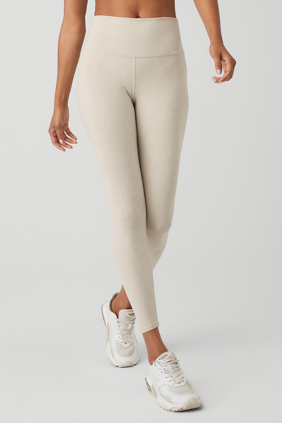 7/8 High-Waist Airbrush Legging - Oatmeal Heather | Parallel