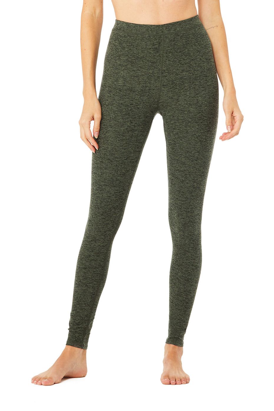 High-Waist Alosoft Flow Legging - Hunter Heather sold by Alo Yoga