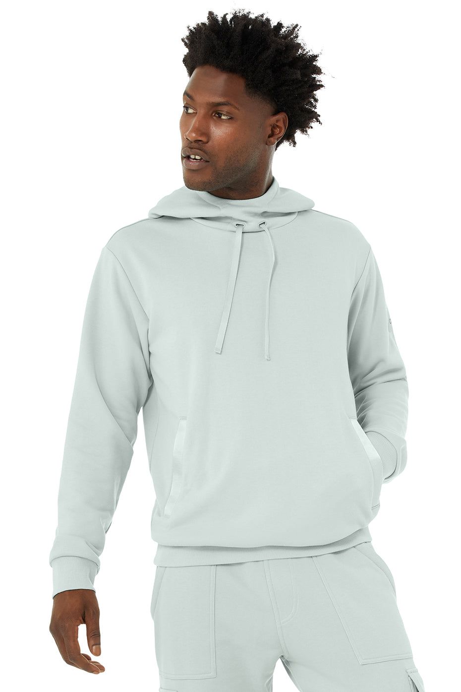 Highline Hoodie - Chalk Blue sold by Alo Yoga