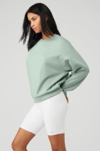 Accolade Crew Neck Pullover - Icy Sage sold by Alo Yoga