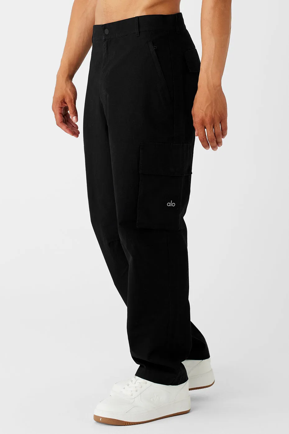 Cargo Ripstop Trouser - Black sold by Alo Yoga product image thumbnail 3