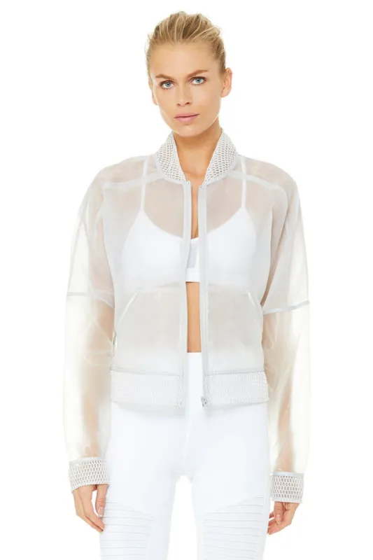 Translucent Jacket - Dove Grey sold by Alo Yoga