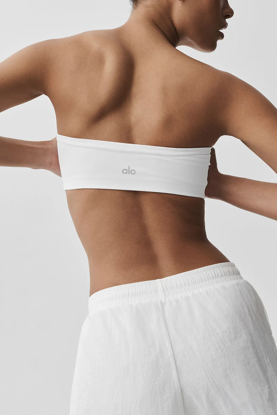 Airbrush Bandeau Bra - White sold by Alo Yoga product image thumbnail 3