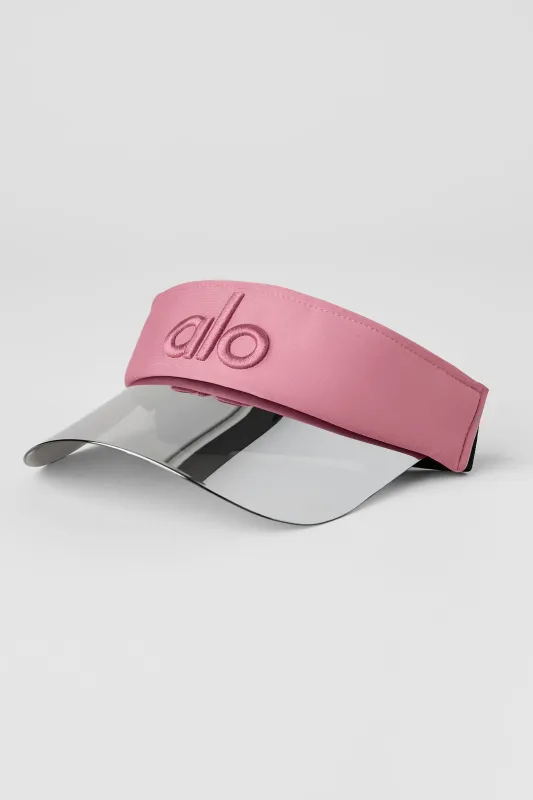 Airlift Solar Visor - Pink Wild Rose made by Alo Yoga