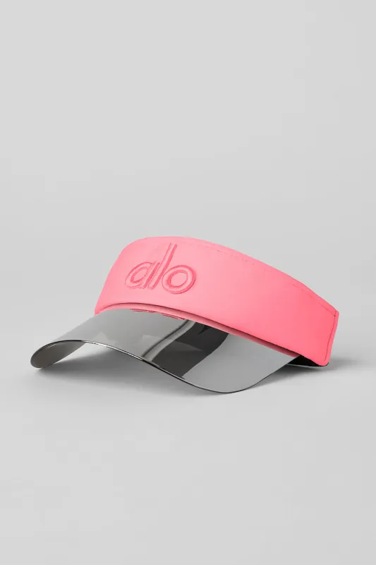 Airlift Solar Visor - Neon Bubblegum made by Alo Yoga