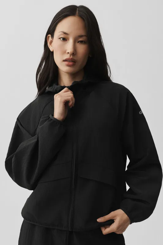 Ripstop Electric Jacket - Black made by Alo Yoga