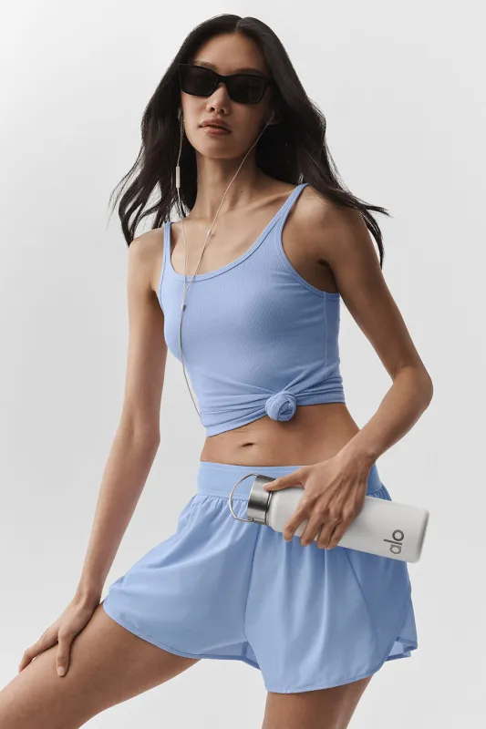 Ribbed Adore Tank - Light Provence Blue made by Alo Yoga