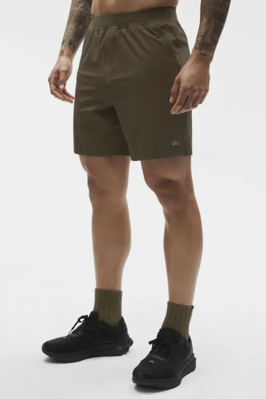 7" Repetition Short - Olive Tree made by Alo Yoga