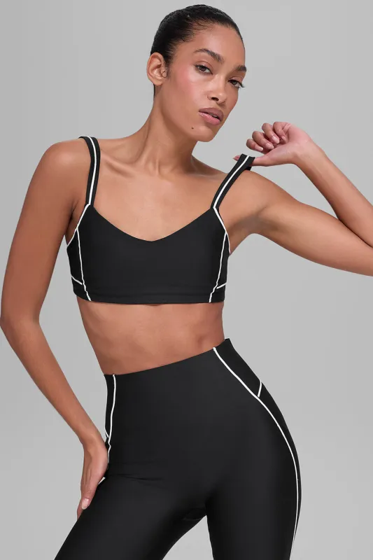 Airlift Haven Bra - Black/White made by Alo Yoga