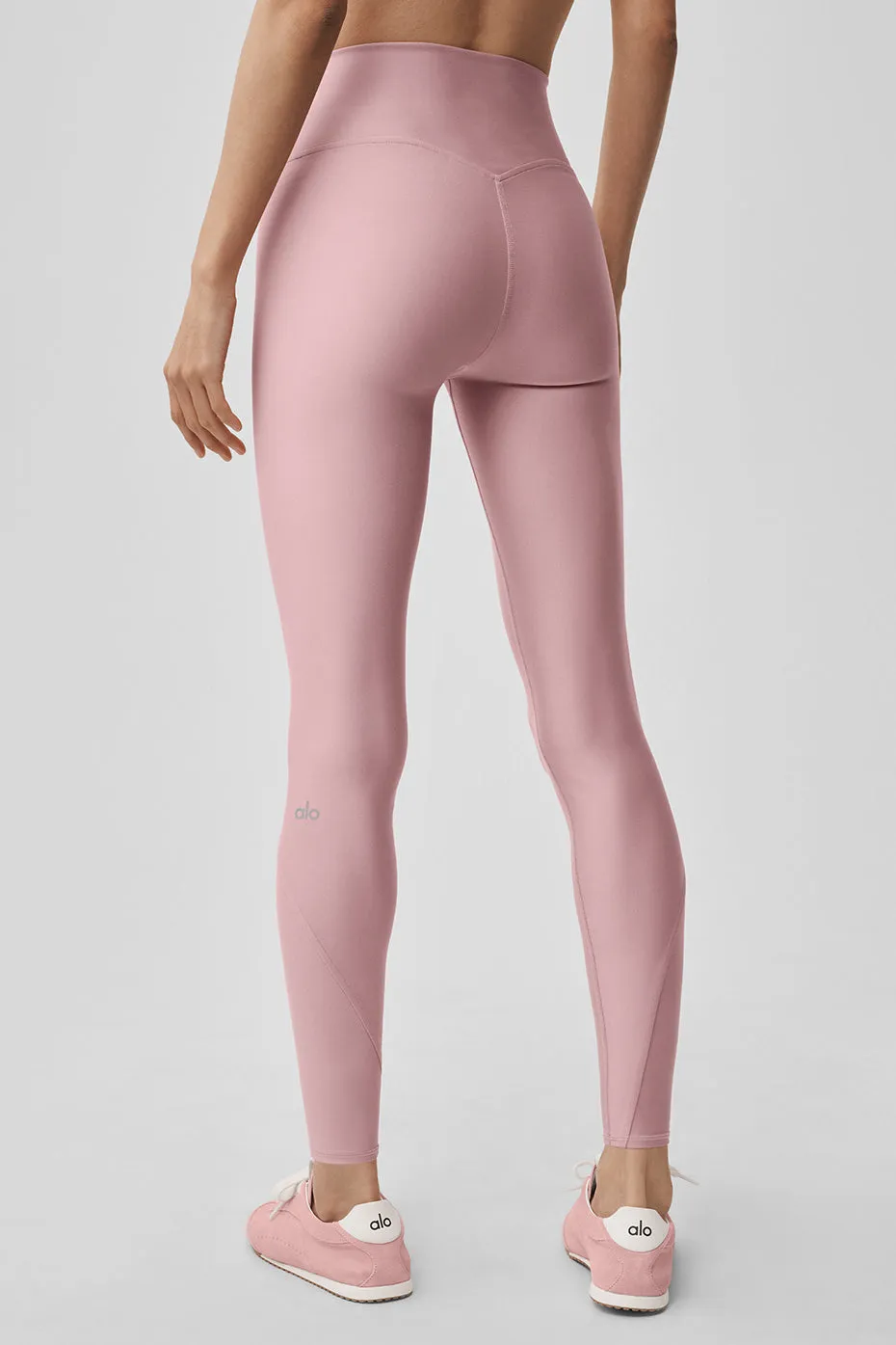 Airlift High-Waist 7/8 Fine Line Legging - Vintage Pink sold by Alo Yoga product image thumbnail 4