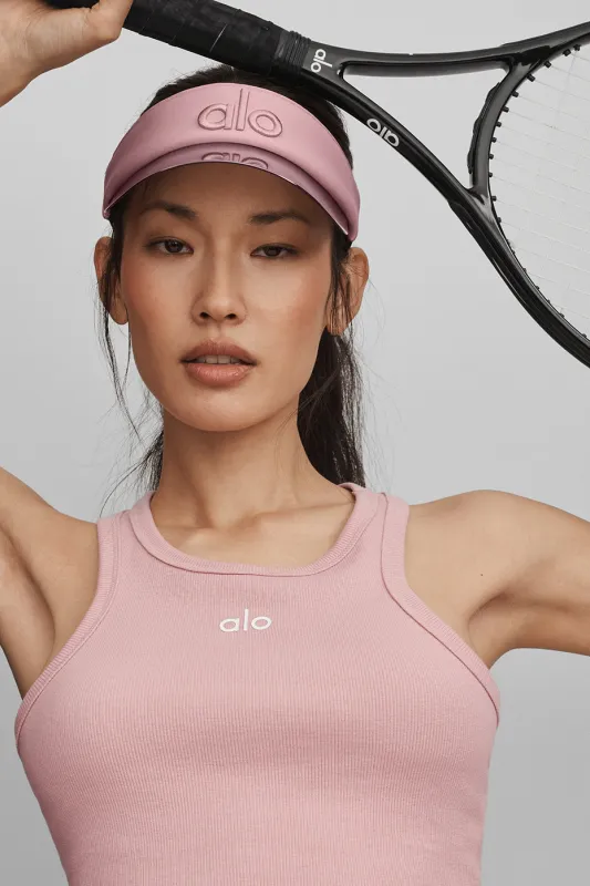 Airlift Solar Visor - Vintage Pink made by Alo Yoga