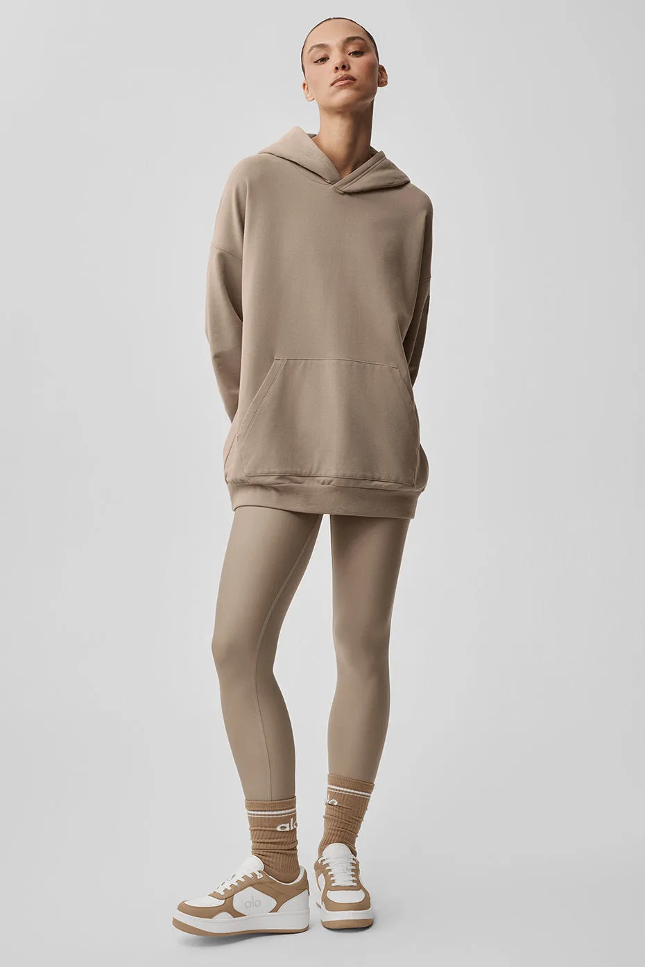 Double Take Hoodie - Gravel sold by Alo Yoga product image thumbnail 5