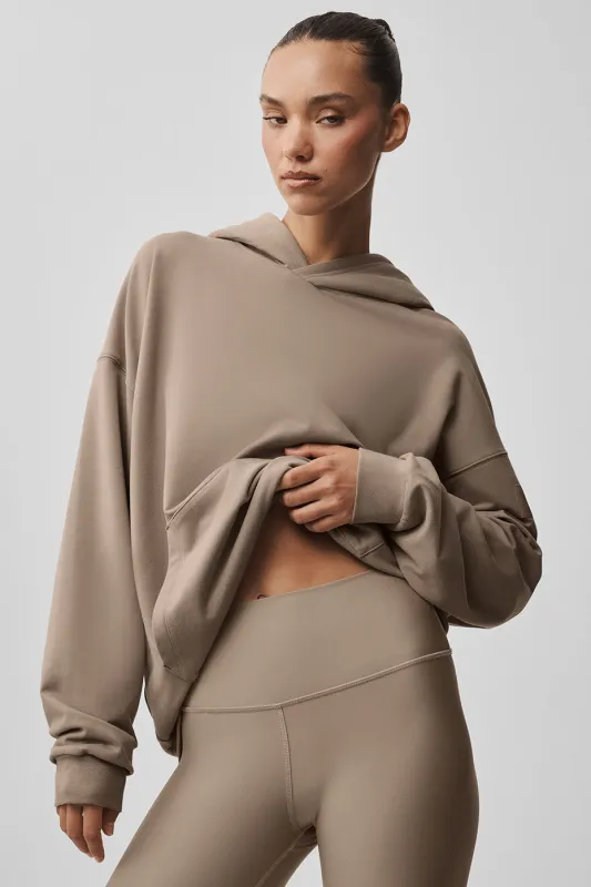 Double Take Hoodie - Gravel made by Alo Yoga