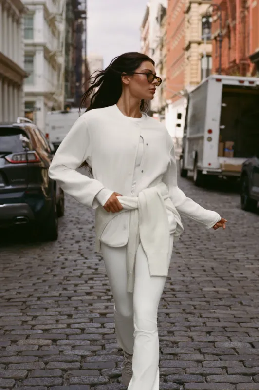 Polar Fleece Take Note Jacket - Ivory made by Alo Yoga