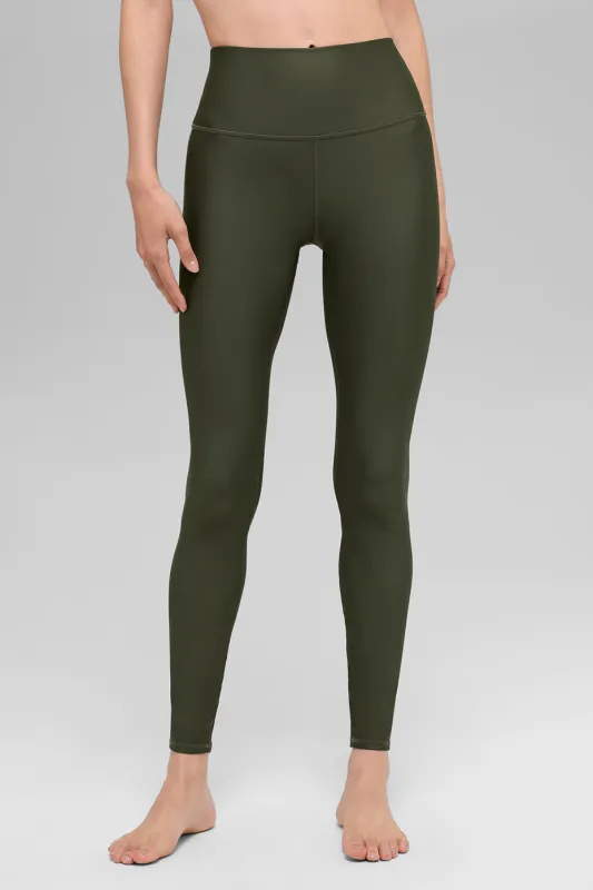 High-Waist Airlift Legging - Green Olive made by Alo Yoga