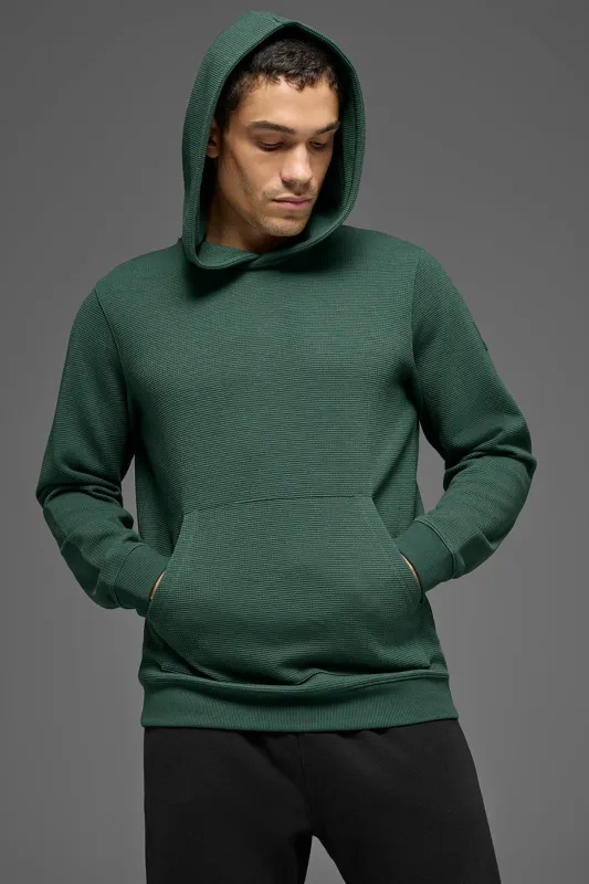 Waffle Lounge Hoodie - Clover Green made by Alo Yoga
