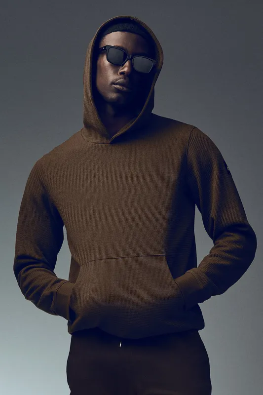 Waffle Lounge Hoodie - Espresso made by Alo Yoga