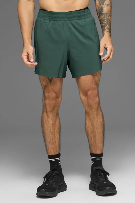 5" Adapt Running Short - Clover Green made by Alo Yoga