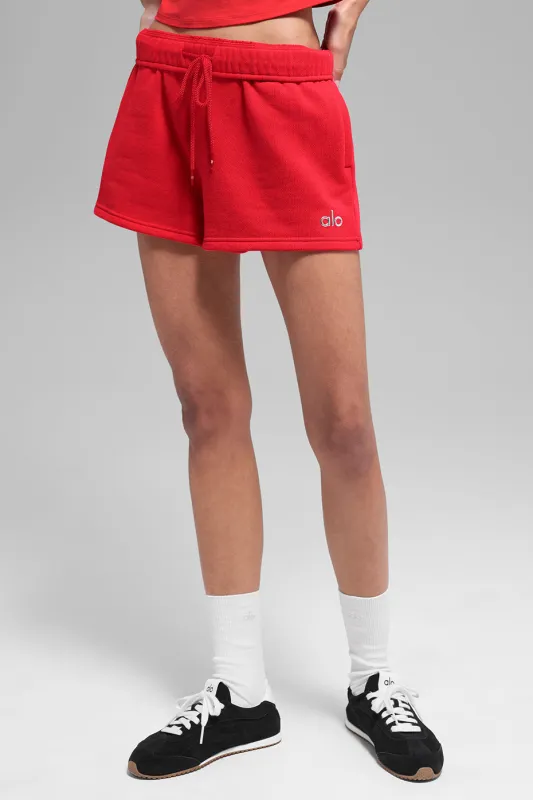 Accolade Short - Bright Red made by Alo Yoga