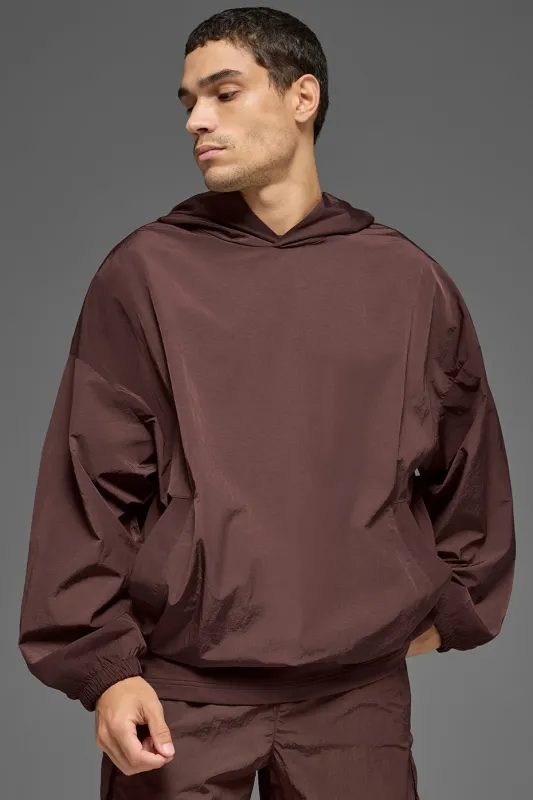 Axis Hooded Pullover - Brownstone made by Alo Yoga