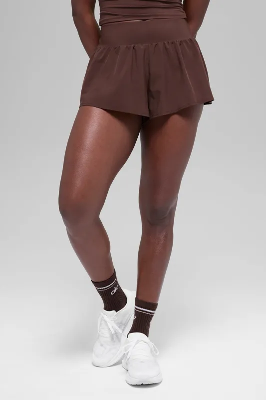 Victory Running Short - Brownstone made by Alo Yoga