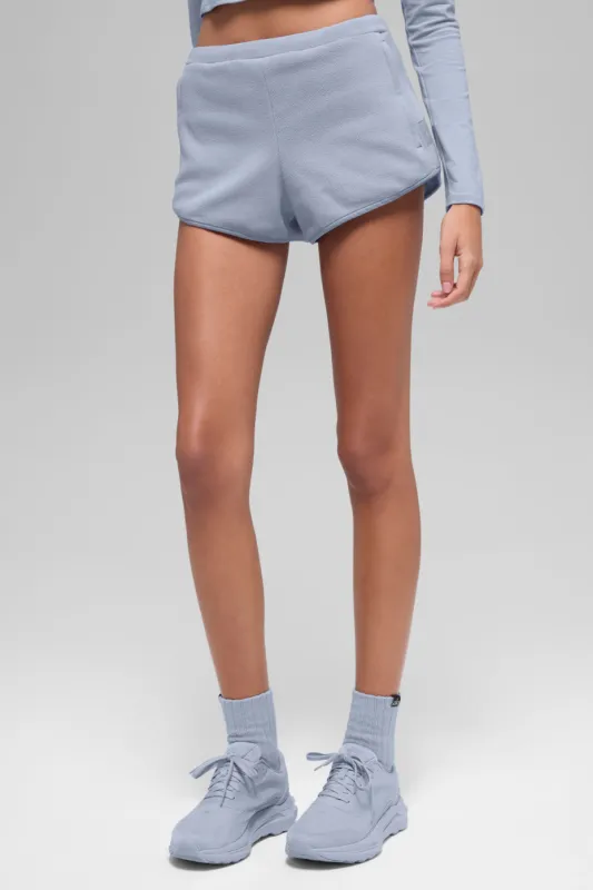 Polar Fleece Retreat Short - Winter Frost made by Alo Yoga