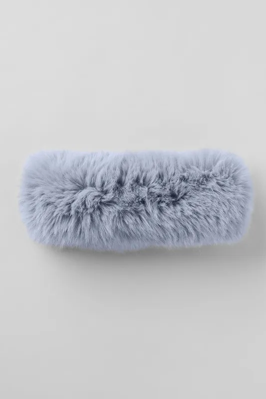 Opulent Faux Fur Wintersun Headband - Winter Frost made by Alo Yoga