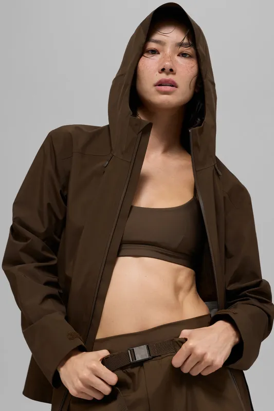 Alpha Shell Jacket - Espresso made by Alo Yoga