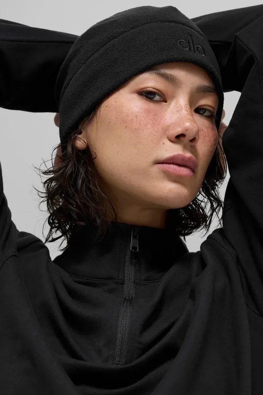 Performance Fleece Beanie - Black/Black made by Alo Yoga