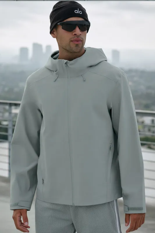 Alpha Shell Jacket - Lunar Grey made by Alo Yoga
