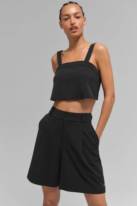 Cropped Dreamscape Tank - Black made by Alo Yoga