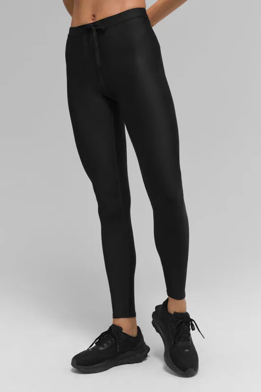 Airlift High-Waist Light Speed Legging - Black made by Alo Yoga