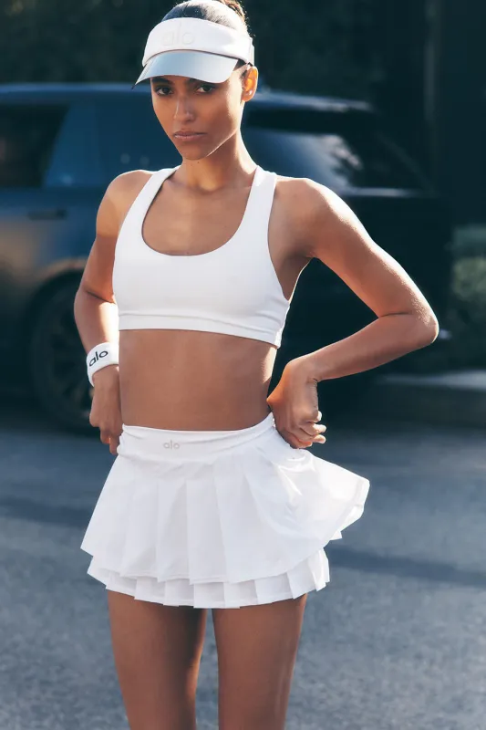 Airlift Advantage Racerback Bra - White made by Alo Yoga